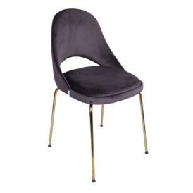 Krzesło Costa Steel Gold Tkanina Manila 15 (2625) - OUTLET